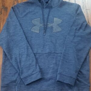 Under Armour Coldgear Men's Blue Hoodie Size Large
